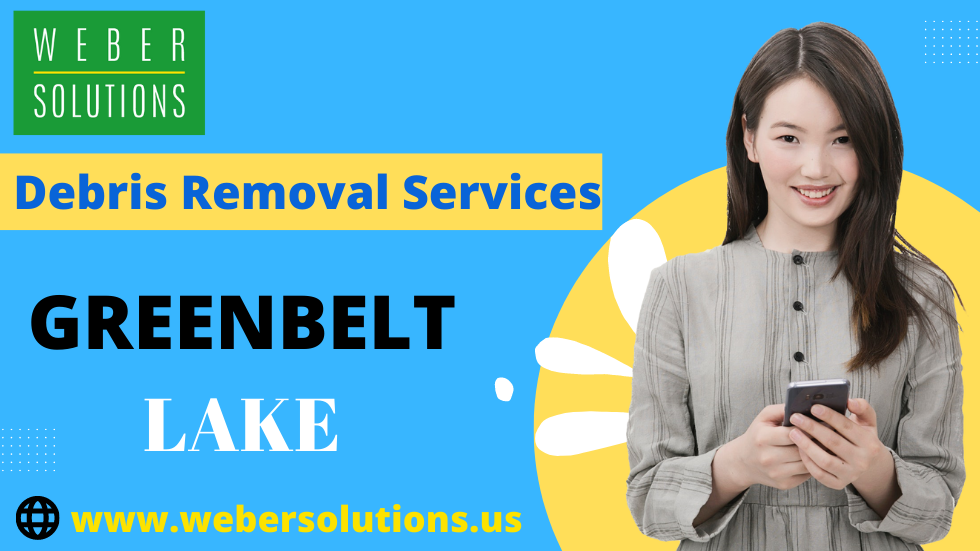 Debris removal services in Greenbelt lake